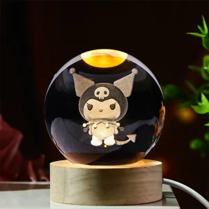 Lampara cristal Kuromi