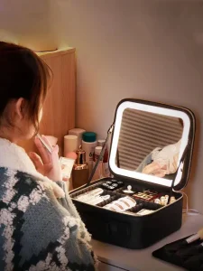 Estuche de maquillaje con luz