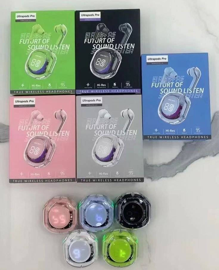 Audifonos inalambricos pantalla led