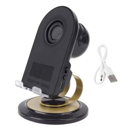 Soporte celular con amplificador sonido