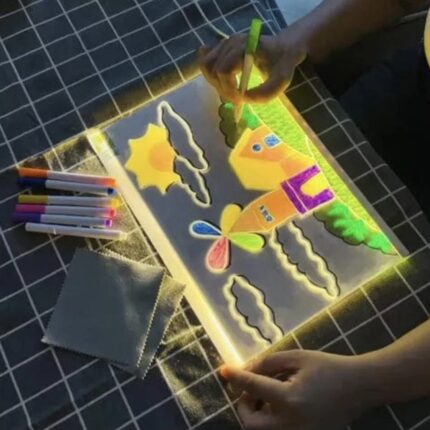 Pizarra luminiscente acrilica