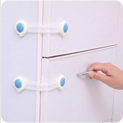 Set 2 seguros de cajones y puertas