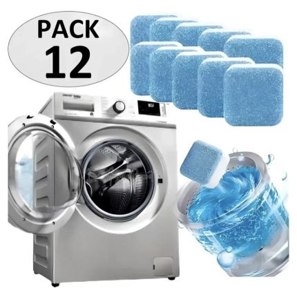 Pack 12 pastillas efervescentes para lavadora