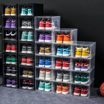 Caja apilable zapatos tapa con iman