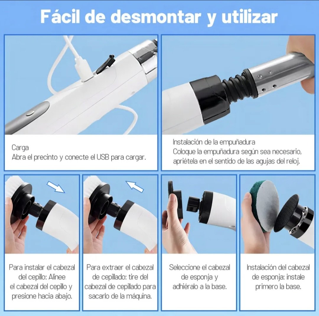 Cepillo de limpieza 9 en 1 - Imagen 2