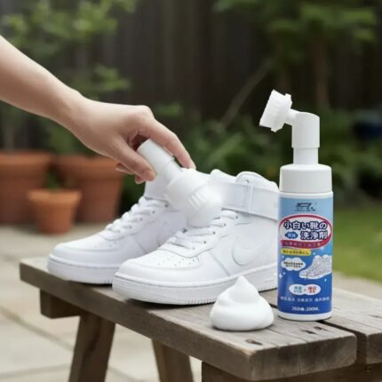 Limpiador y cepillo para zapatillas con espuma